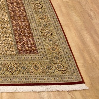 100% Wool Multi Persian Mahi Tabriz Rug PMT023MRS 302 x 201 Handknotted in Iran with a 12mm pile Image 2