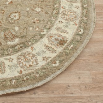 Afghan Veg Dye Rug Circular AVE073097 183x183