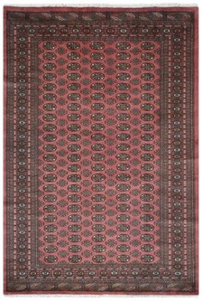 100% Wool Rose Fine Pakistan Bokhara Rug Design Handknotted in Pakistan with a 10mm pile Image 2
