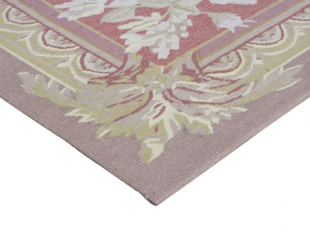 100% Wool Gold Aubusson Rugs and Carpets Handmade in China with a 5mm pile Image 3