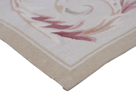 100% Wool Gold Aubusson Rugs and Carpets Handmade in China with a 5mm pile Image 3