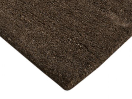 100% Wool Brown Royal Delhi Indian Rug Design Handknotted in India with a 20mm pile Image 3