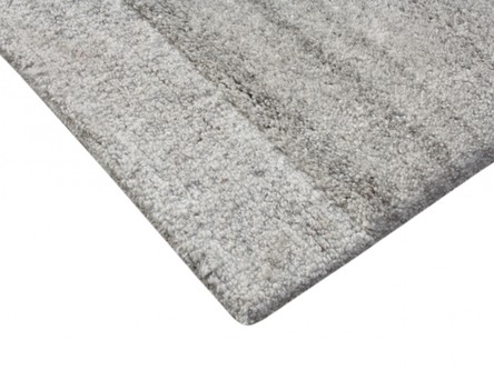 100% Viscose Grey Ella Claire Design Handmade in India with a 18mm pile Image 3