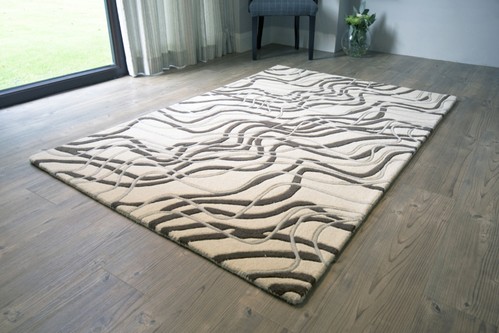 100% Wool Multi Ella Claire Vibrance Indian Rug Handmade in India with a 18mm pile