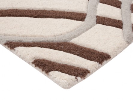 100% Wool Multi Ella Claire Vibrance Indian Rug Handmade in India with a 18mm pile Image 3