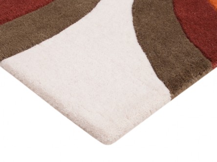 100% Wool Multi Ella Claire Vibrance Indian Rug Handmade in India with a 18mm pile Image 3