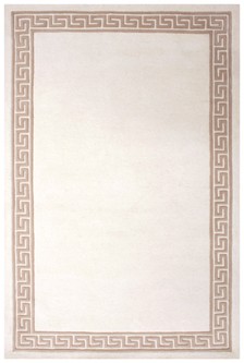 100% Wool Cream Mahal Indian Rug Design Handmade in India with a 18mm pile Image 3