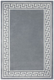 100% Wool Grey Mahal Indian Rug Design Handmade in India with a 18mm pile Image 3