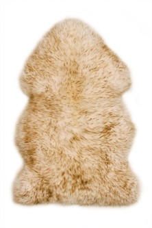 100% Wool Brown Australian Single Natural Dusk Sheepskin  in Australia with a pile Image 2