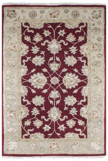 Indian Jaipur Palace Rug handmade from a mix of 80% wool and 20% viscose. 18mm pile