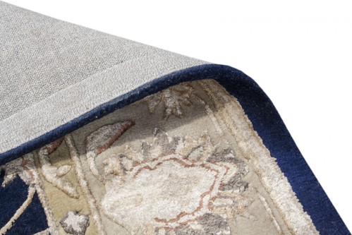 Indian Jaipur Palace Rug handmade from a mix of 80% wool and 20% viscose. 18mm pile HJS088