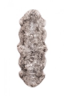 100% Wool Grey Australian Double Natural Twighlight Sheepskin  in Australia with a pile Image 2