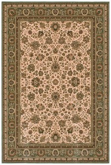 100% Wool Cream Kashmir Woven Rug Design Machine Woven T5 Grade in Belgium with a 10mm pile Image 2