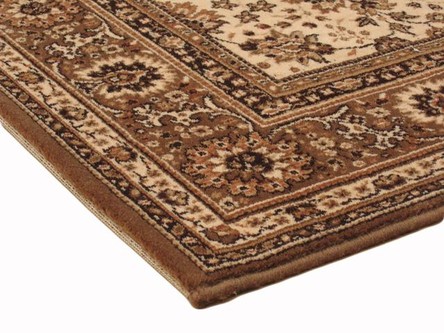 100% Wool Cream Kashmir Woven Rug Design Machine Woven T5 Grade in Belgium with a 10mm pile Image 3