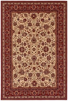 100% Wool Cream Kashmir Woven Rug Design Machine Woven T5 Grade in Belgium with a 10mm pile Image 2