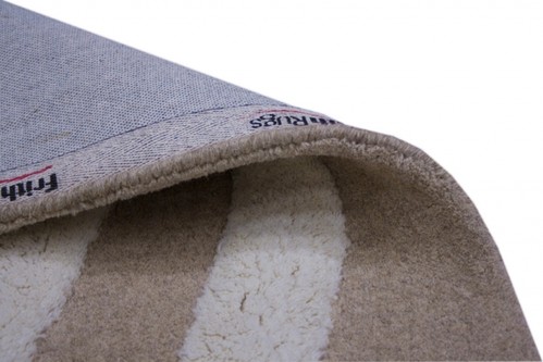 100% Wool Cream Laura Jade Indian Rug Design Handtufted in India with a 30mm pile Image 4