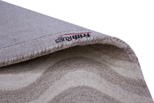 100% Wool Cream Laura Jade Indian Rug Design Handtufted in India with a 30mm pile Image 4