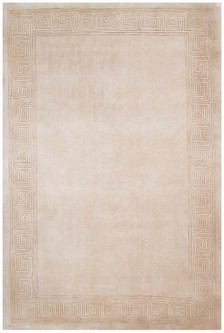 100% Wool Beige Machine Made Chinese Design Woven in China with a 15mm pile