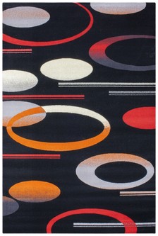 Mohatta Modern Woven Rug ZMO820 100% Wool Machine Made 10mm