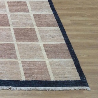 100% Wool Afghan Modern Rug AGM023CHE 300x197 Handknotted in Afghanistan with a 5mm pile
