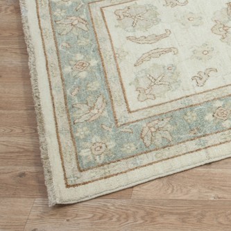 100% Wool Cream coloured Afghan Veg Dye Rug AVE044090 245x84  Handknotted in Afghanistan with a 6mm pile