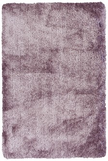 100% Polyester Lilac Shaggy Rug Design Handmade in China with a 45mm pile Image 3