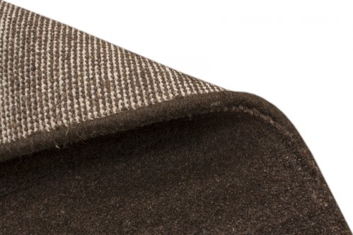 100% Wool Brown Royal Delhi Indian Rug Design Handknotted in India with a 20mm pile Image 4