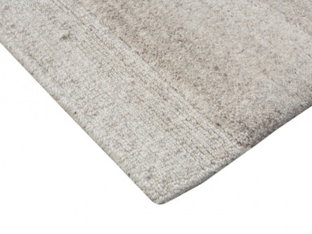 100% Viscose Beige Ella Claire Design Handmade in India with a 18mm pile Image 3