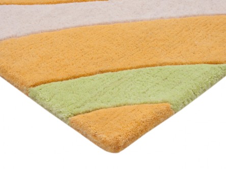 100% Wool Multi Ella Claire Exclusive Indian Rug Handmade in India with a 18mm pile Image 3