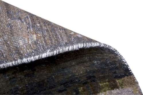 80% Wool/20% Silk Multi Ella Claire Rug Design Handknotted in India with a 12mm pile Image 3