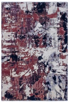 80% Wool/20% Silk Multi Ella Claire Rug Design Handknotted in India with a 12mm pile Image 2