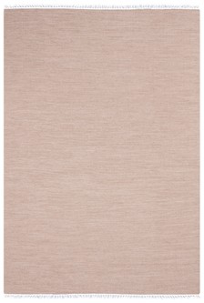 Wool woven onto Cotton Brown Indian Dhurrie Rug Handmade in India with a 5mm pile Image 2