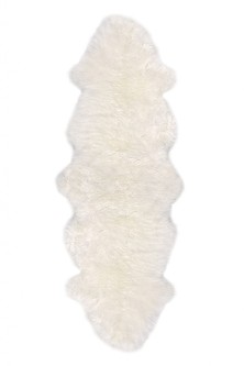 100% Wool Cream Australian Double Natural Sheepskin  in Australia with a pile Image 2