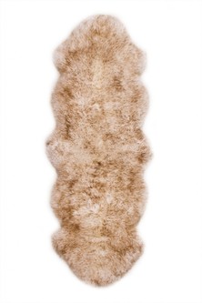 100% Wool Brown Australian Double Natural Dusk Sheepskin  in Australia with a pile Image 2