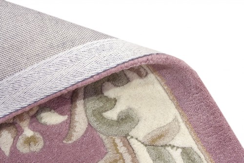 100% Wool Rose Emperor Indian Rug Design HPR014 newspaper offer Handmade in India with a 15mm pile Image 3