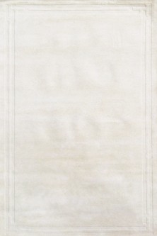 100% Wool Cream Lippa Plain Carved Indian Rug Design Handtufted in India with a 13mm pile Image 2