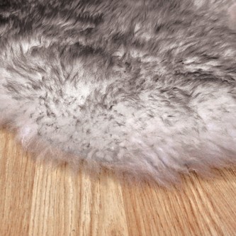 100% Wool Grey Australian Double Natural Twighlight Sheepskin  in Australia with a pile
