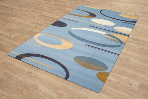 Mohatta Modern Woven Rug ZMO822 100% Wool Machine Made 10mm